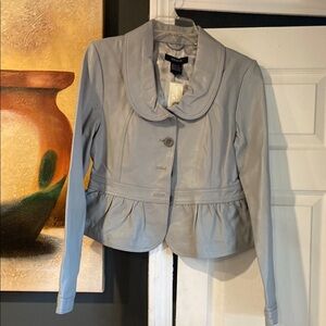 Arden B Leather Blazer